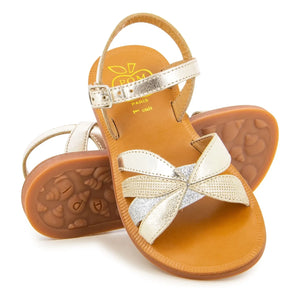 Pom d'Api - Plagette Baby Sandals | Orange