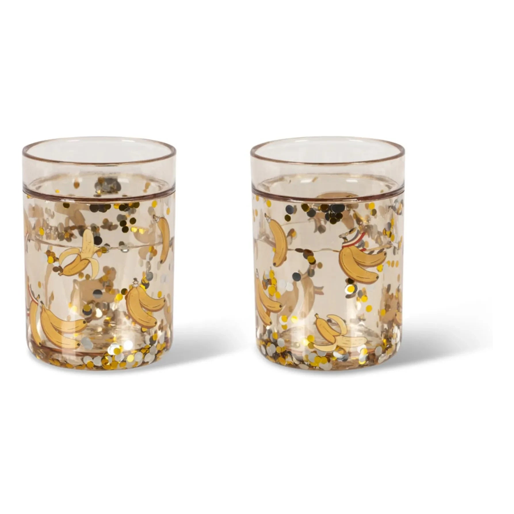 Konges Sløjd - Banana Sparkly Cups - Set of 2 | Yellow