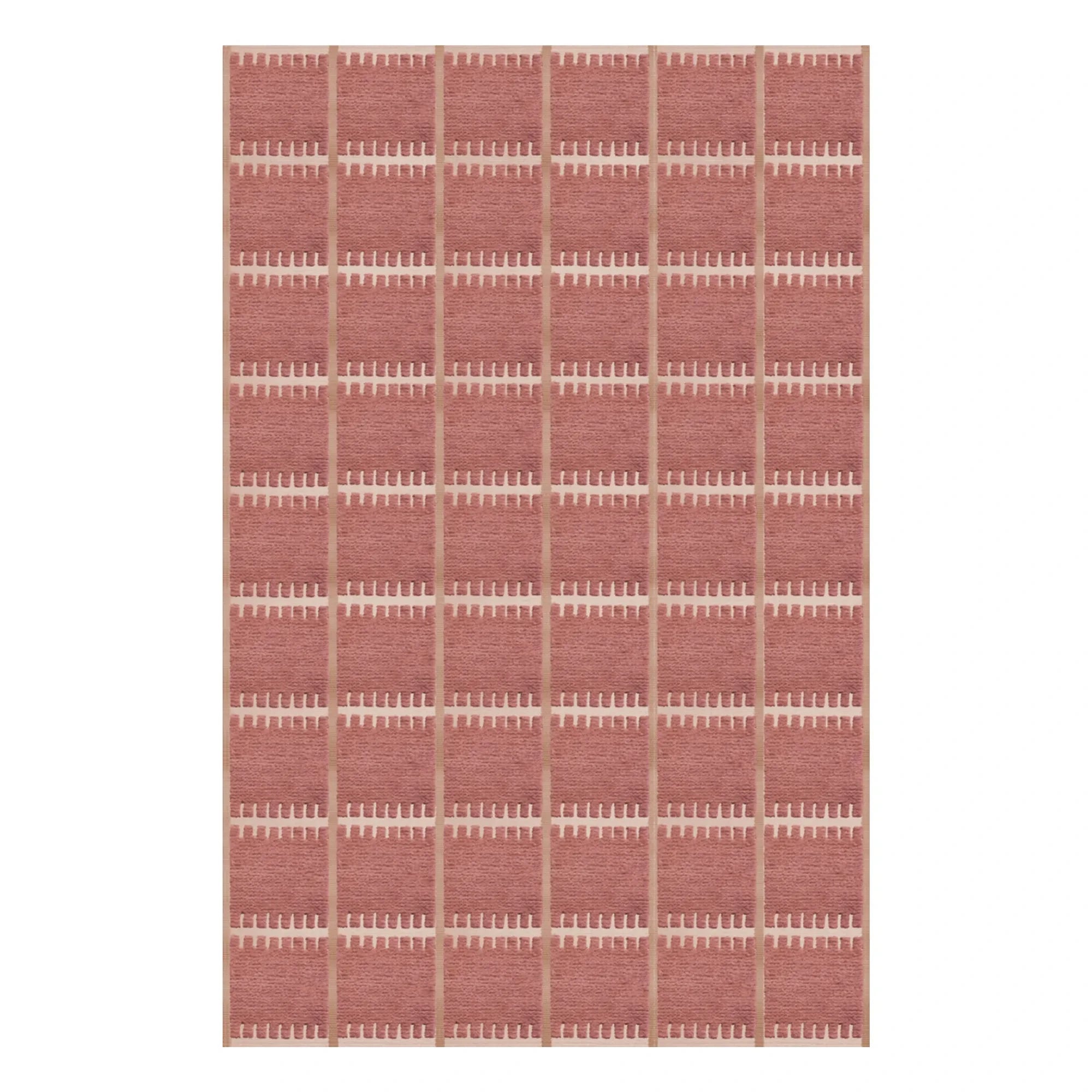 Layered - Wool Rug Lilly | Pink