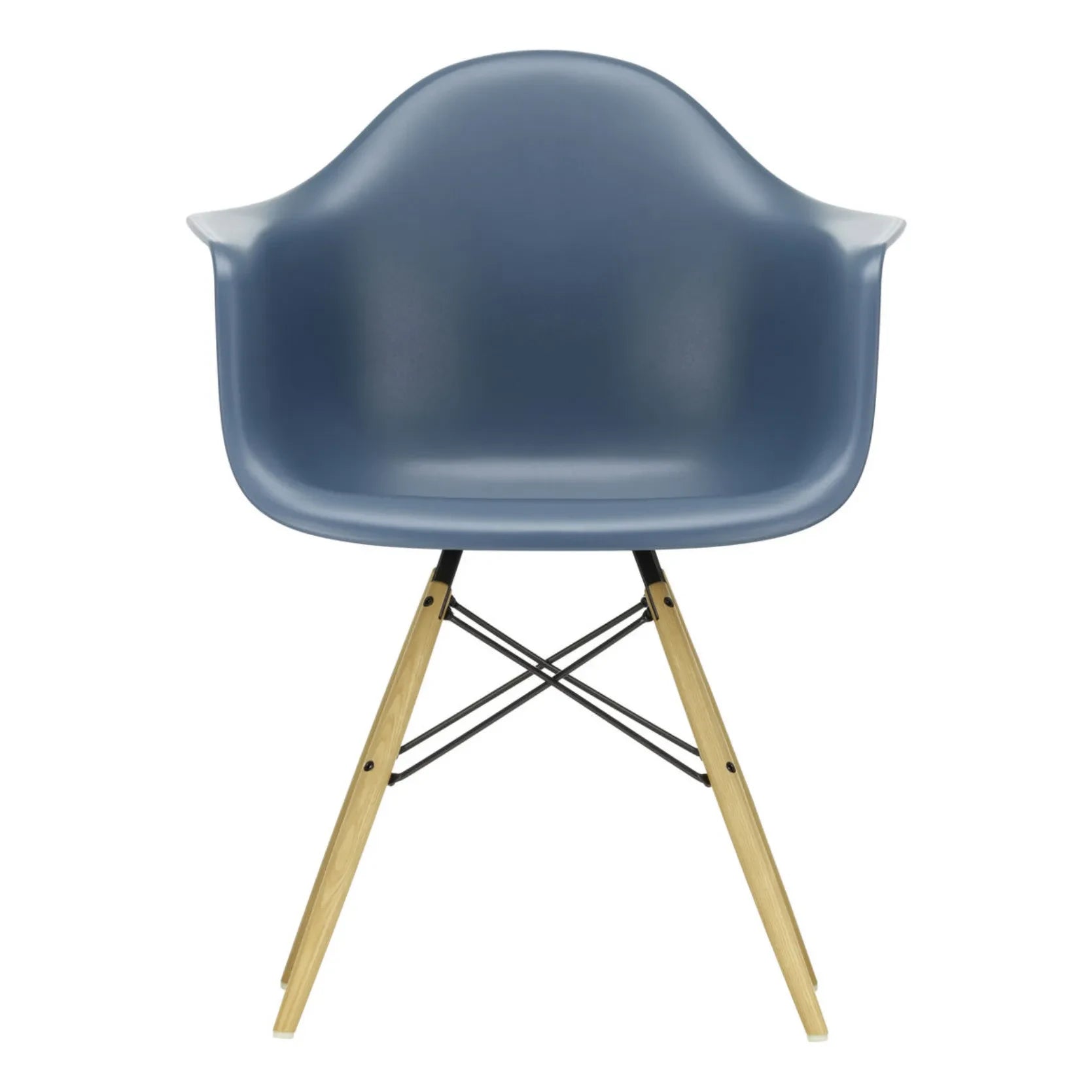 Vitra - DAW Chair - Maple Base - Charles & Ray Eames | Navy Blue