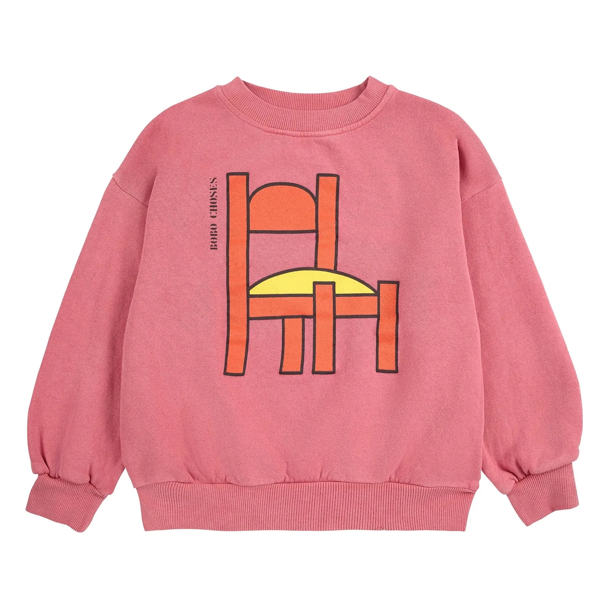 Bobo Choses - Pink Organic Cotton Chair Sweatshirt