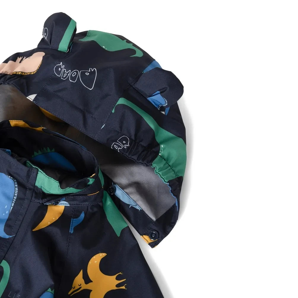 Liewood - Manu Dinosaurs Rainwear Set Made from Recycled Fibers | Navy