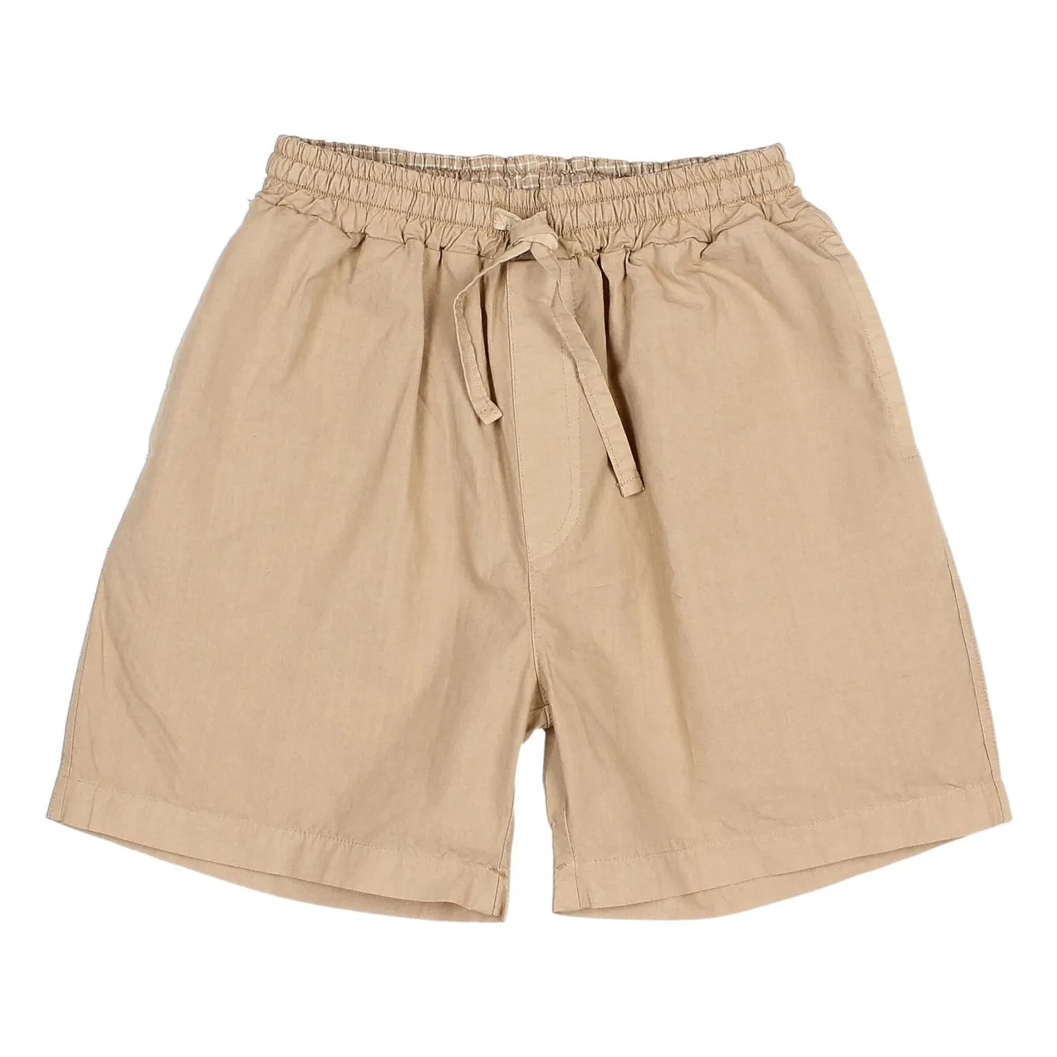Búho - Organic Cotton Poplin Bermuda Shorts | Beige