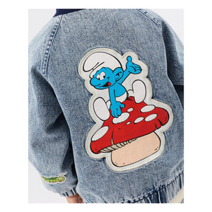 Goldie + Ace - Denim Ceket - Goldie + Ace x Schtroumpfs | Mavi