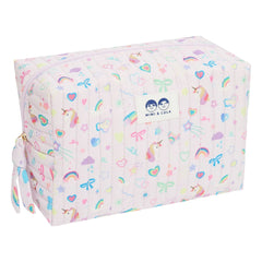 Mimi & Lula - Unicorn Cosmetic Bag | Light Pink