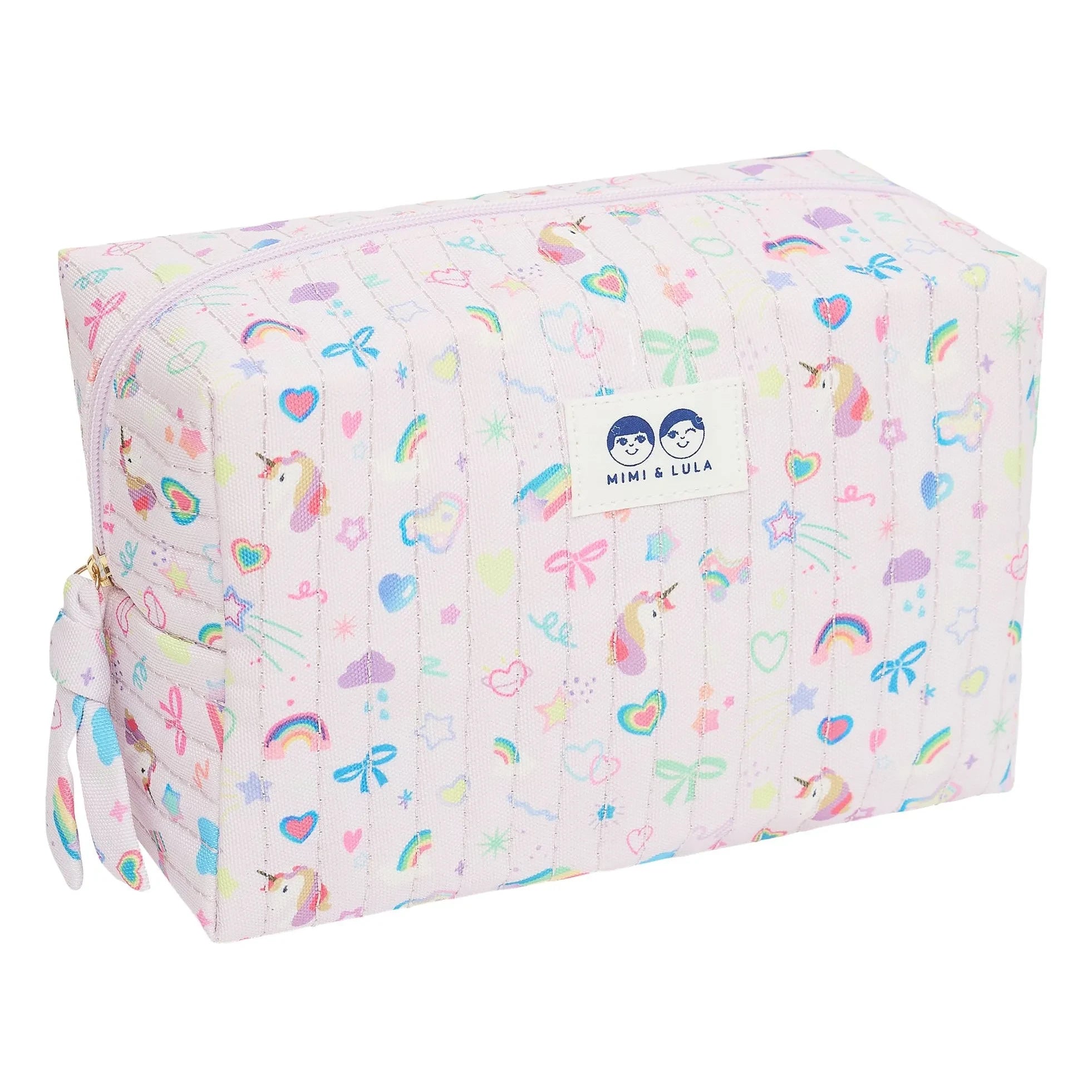 Mimi & Lula - Unicorn Cosmetic Bag | Light Pink