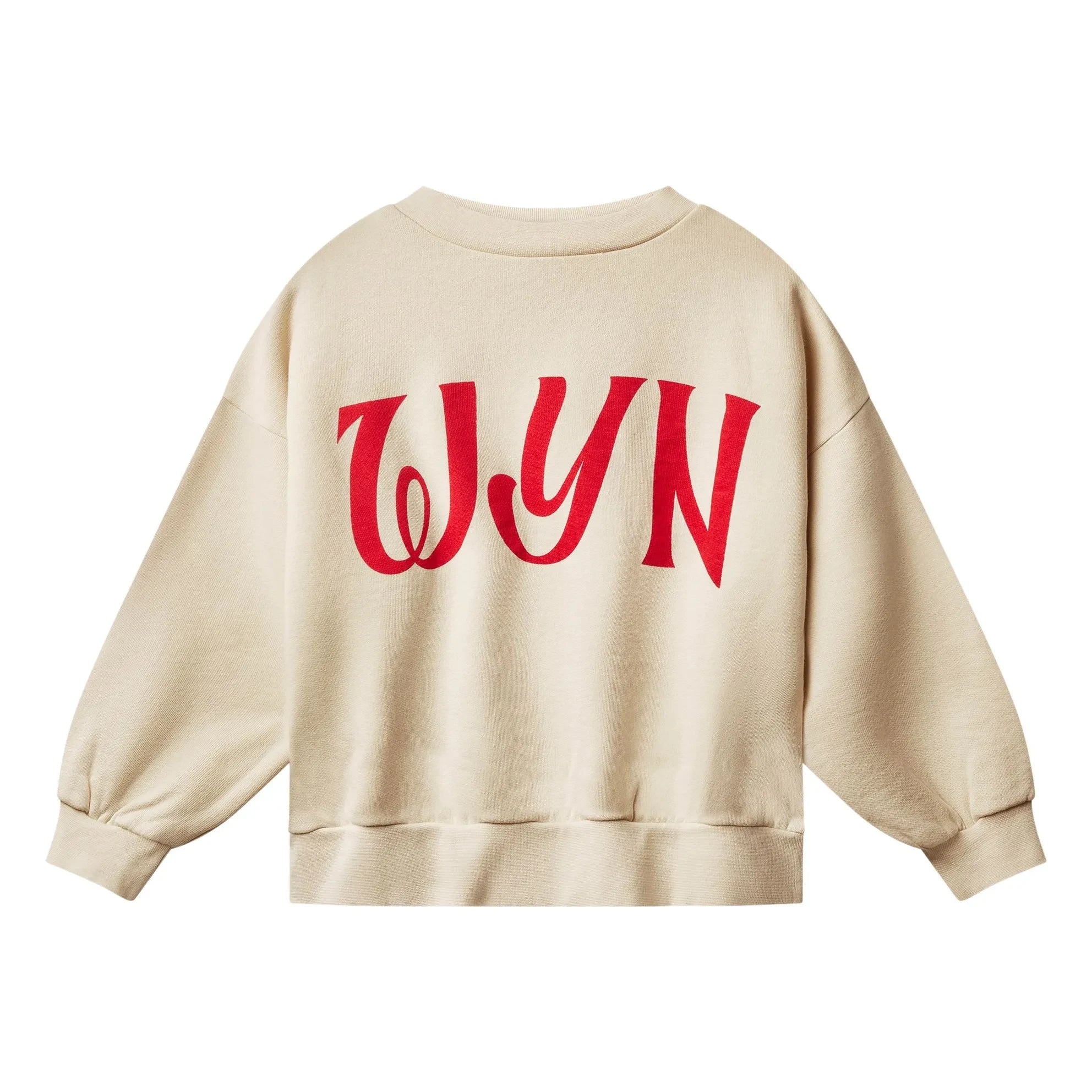 Wynken - Tempo organik pamuk sweatshirt | Krem