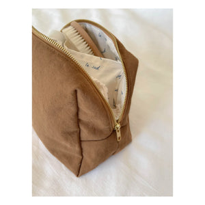 Milinane - Jade Cosmetic Bag | Camel