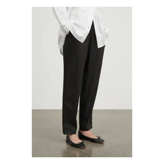 Skall Studio - Edgar Organic Cotton Poplin Pants | Black