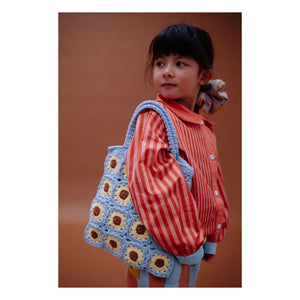 Sticky Lemon - Flower Crochet Bag | Brown