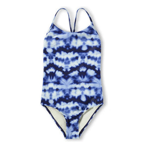 Molo - Nanna Tie-Dye Swimsuit Made from Recycled Fibers | Blue
