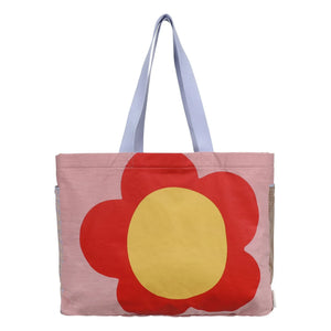 Sticky Lemon - Cabas Fleur | Powder Pink