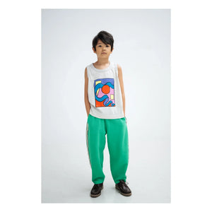 Repose AMS - Large Striped Jogger Organic Cotton | Green