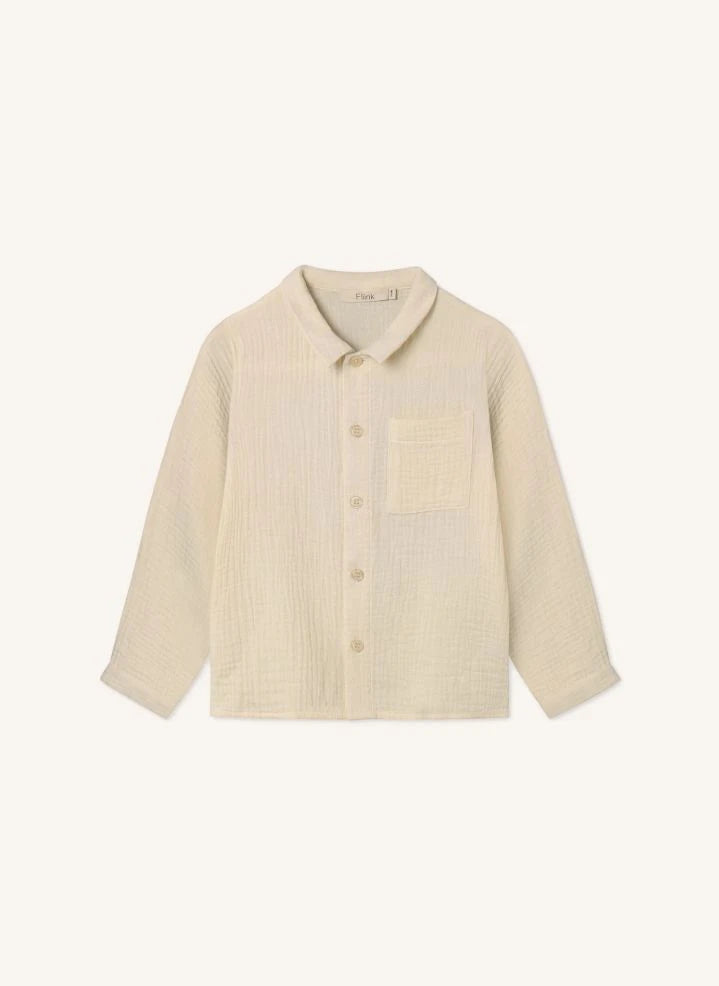 Fliink - Elmo Cotton Gas Shirt | Ecru