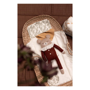 Main Sauvage - Pajama Set with Large Plush Bear | Terracotta