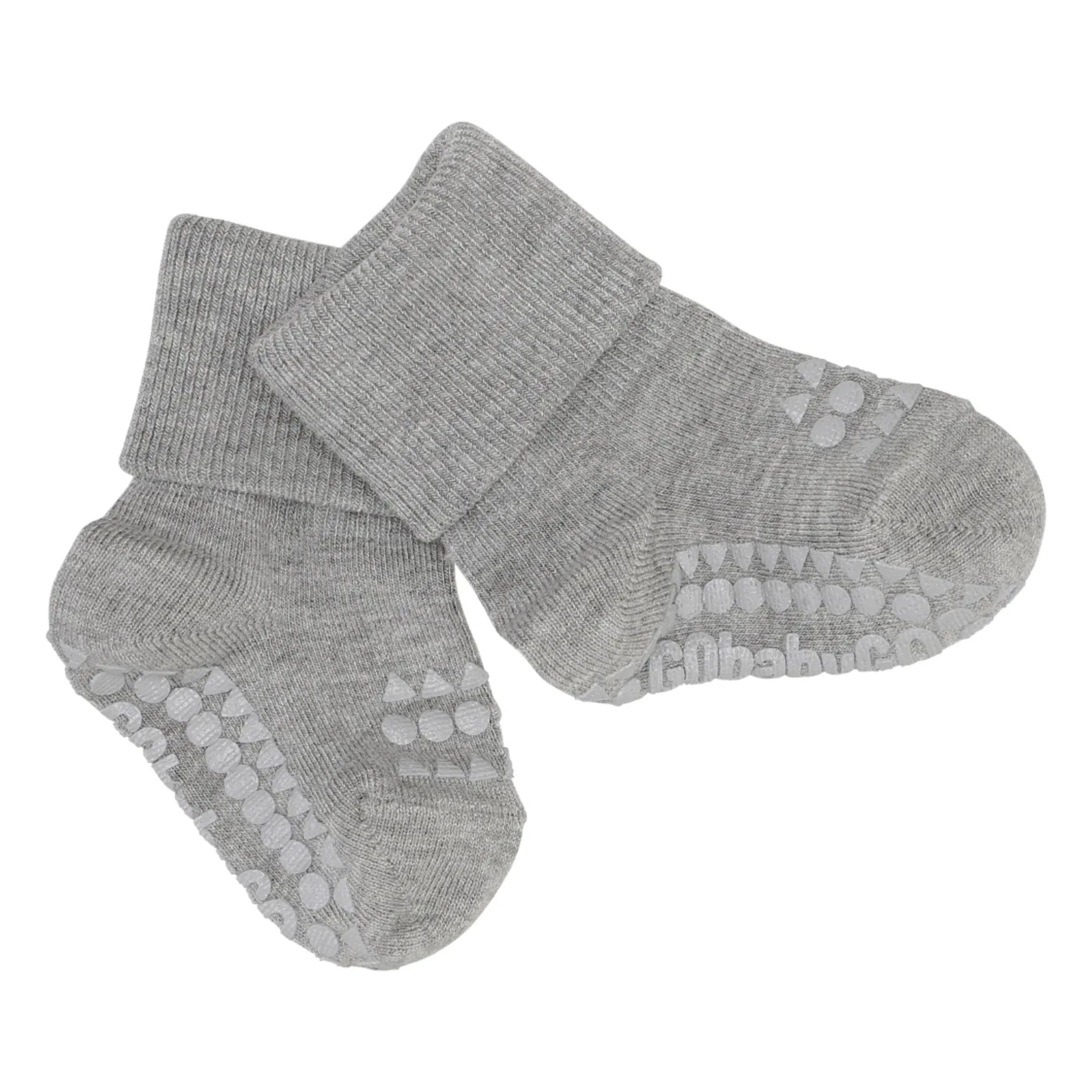 GOBABYGO - Combo Box 4 Non-slip Bamboo Socks | Blue