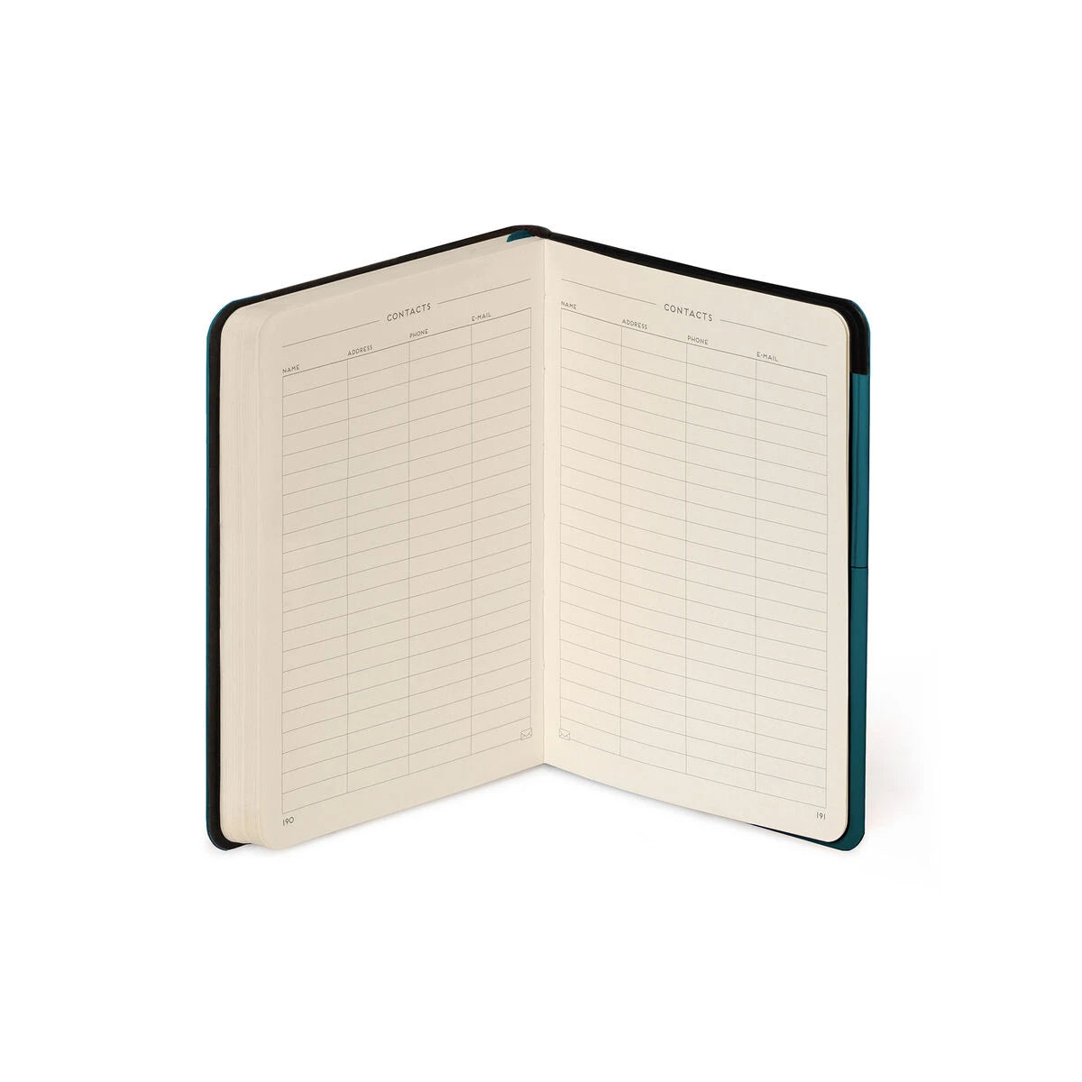 Legami - Notebook with Blank Pages and Monochrome Soft Cover - Deep Teal - My Notebook