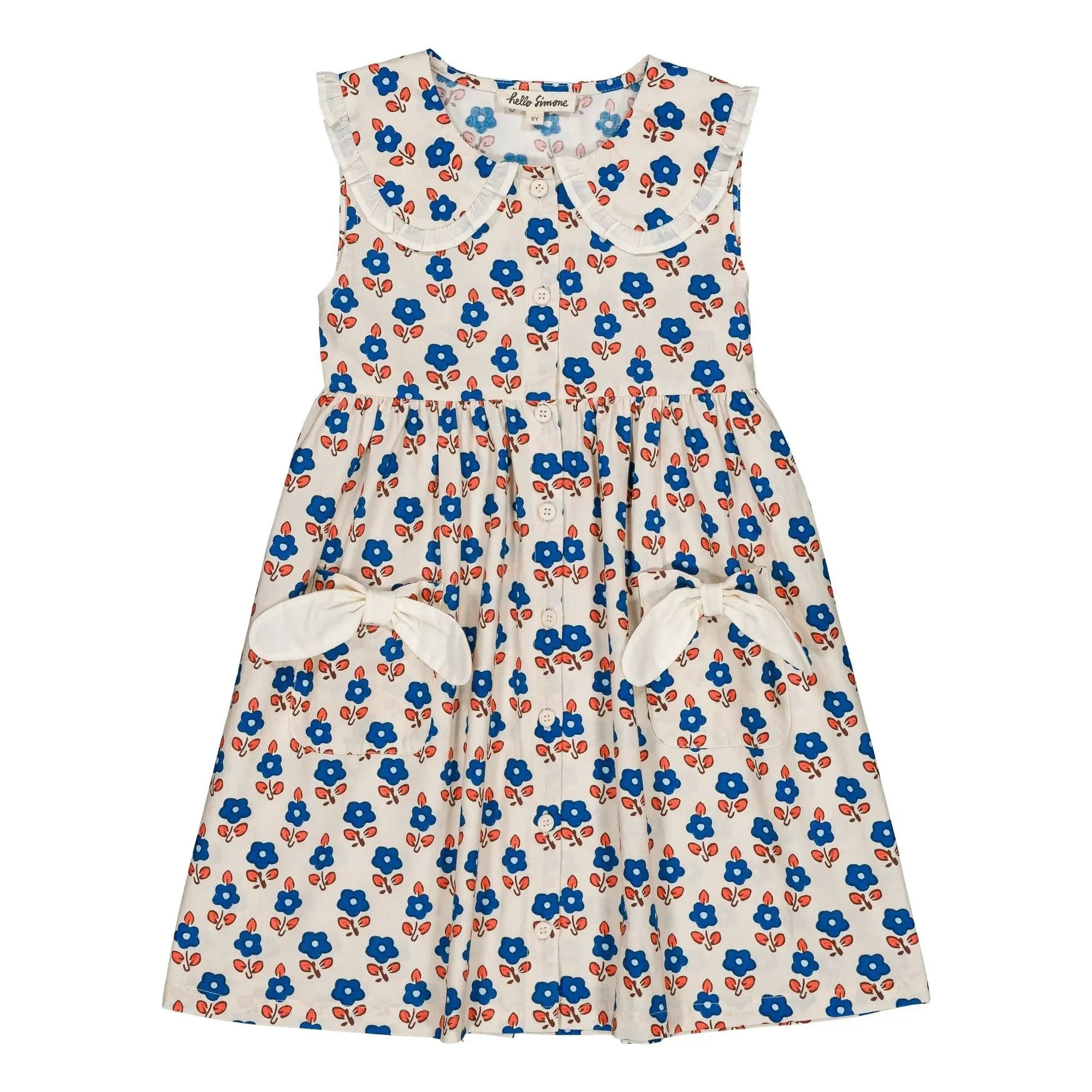 Hello Simone - Françoise Fleurie Dress | White