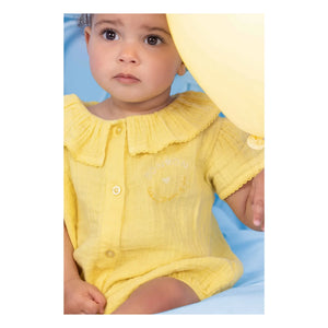 Bonton - Norma Claudine Collar Jumpsuit | Yellow