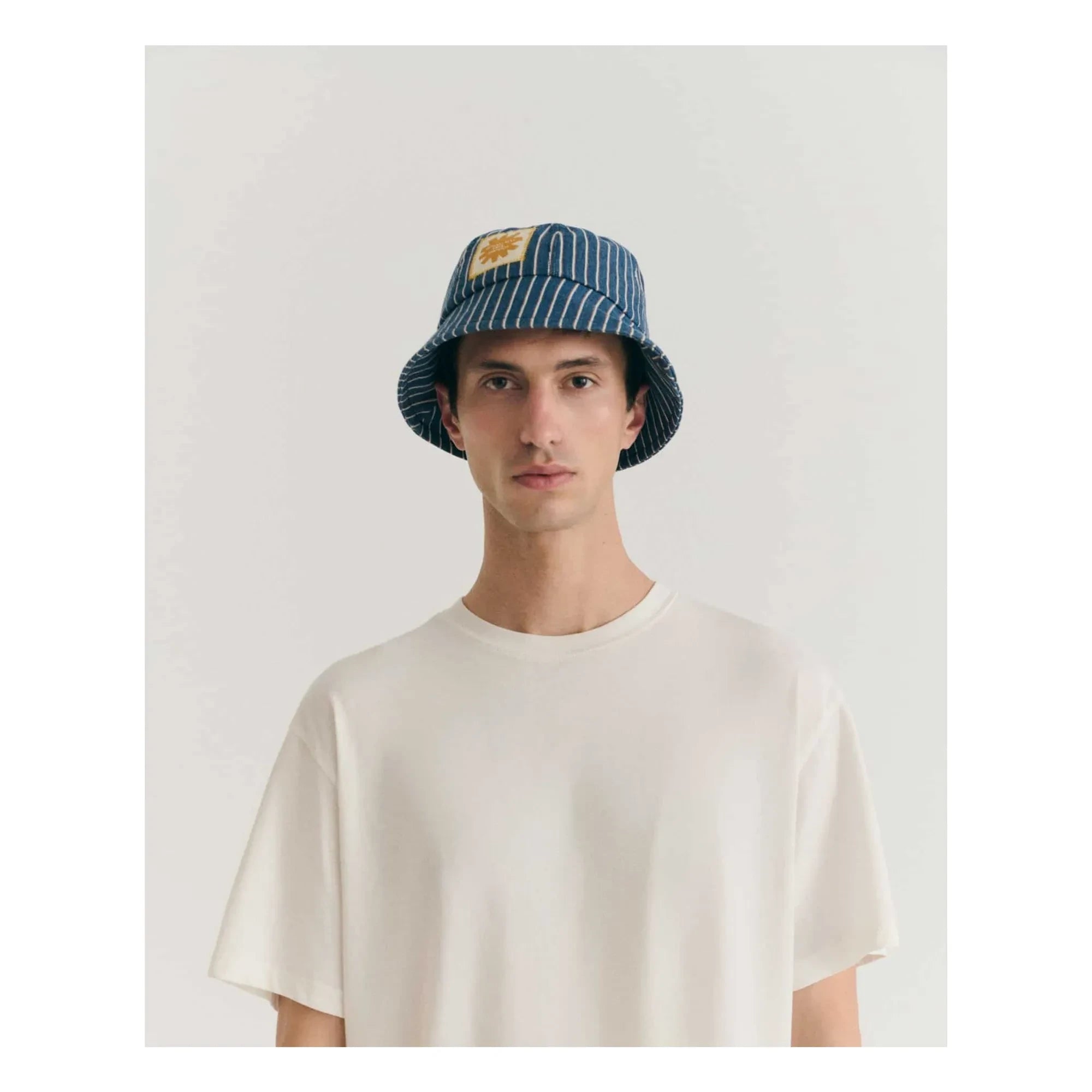Thinking Mu - Norfeu Striped Bob Organic Cotton | Blue