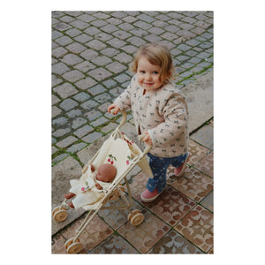 Konges Sløjd - Cherry Stroller for Dolls and Toy Dolls | Beige