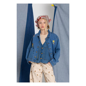 Hundred Pieces - Nova organik pamuklu T-shirt | Krem