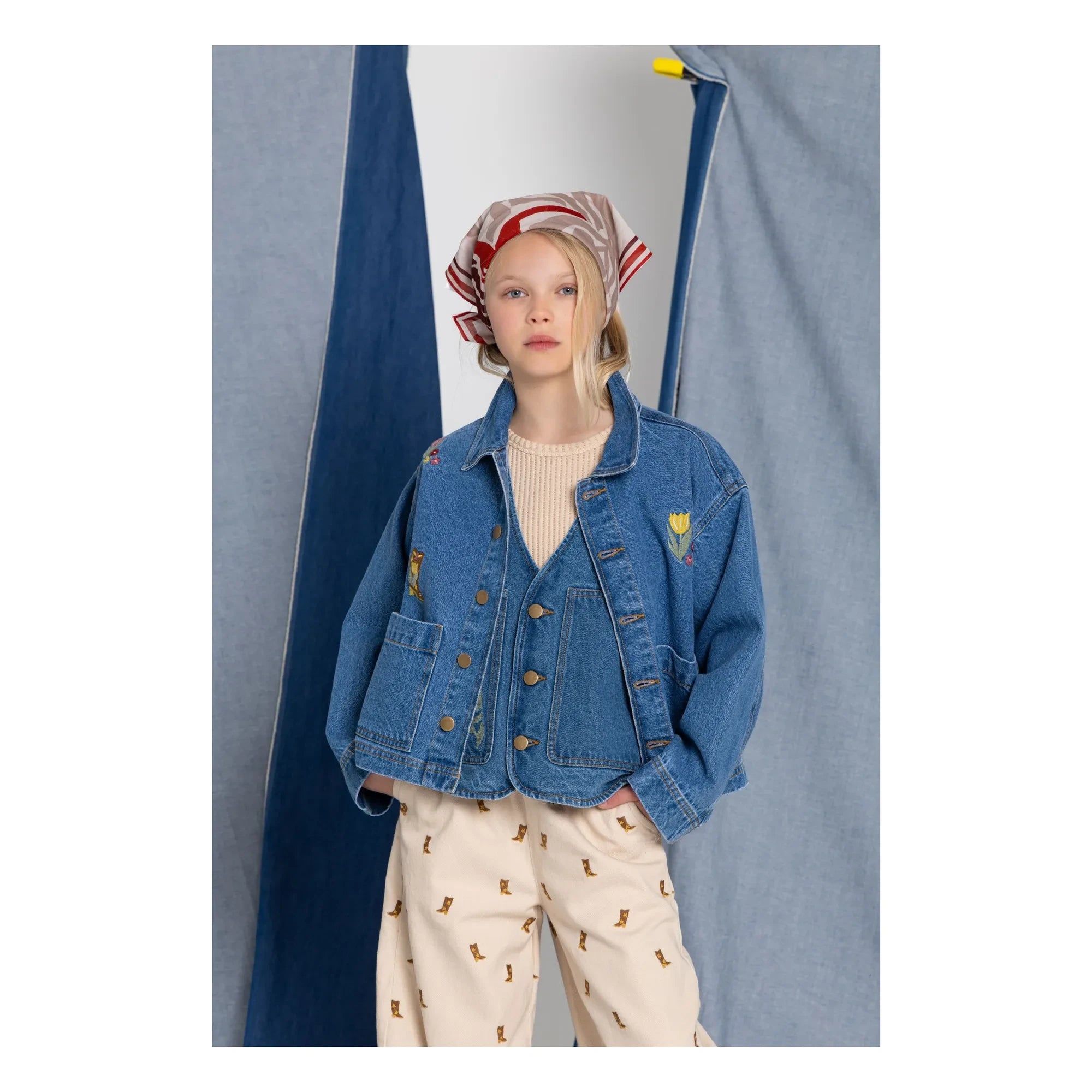 Hundred Pieces - Nova organik pamuklu T-shirt | Krem
