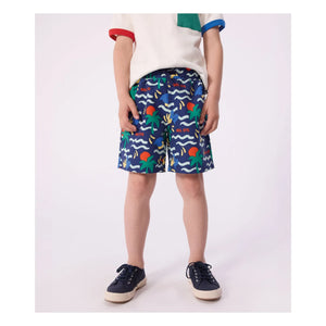 Petit Bateau - Glaces Recycled Fibre Swim Shorts | Turquoise