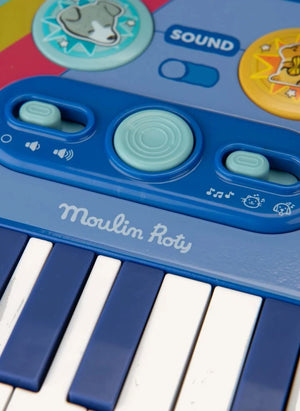 Moulin Roty - Synthesizer Piano - Puce &amp; Pilou | Blue