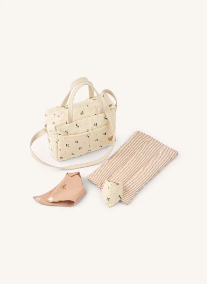 Liewood - Neoma Baby Diaper Bag | Peach/Pale tuscany multi mix