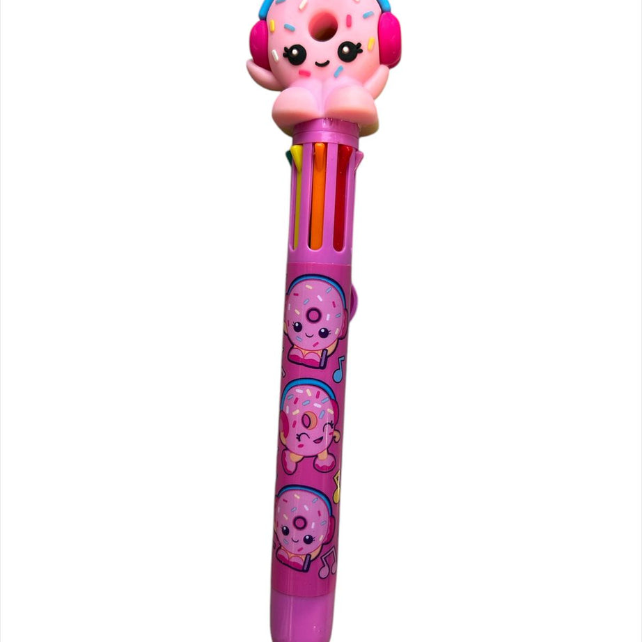 Smiggle - Dance Mix 8 Renkli Gökkuşağı Tükenmez Kalemi-Dinossi