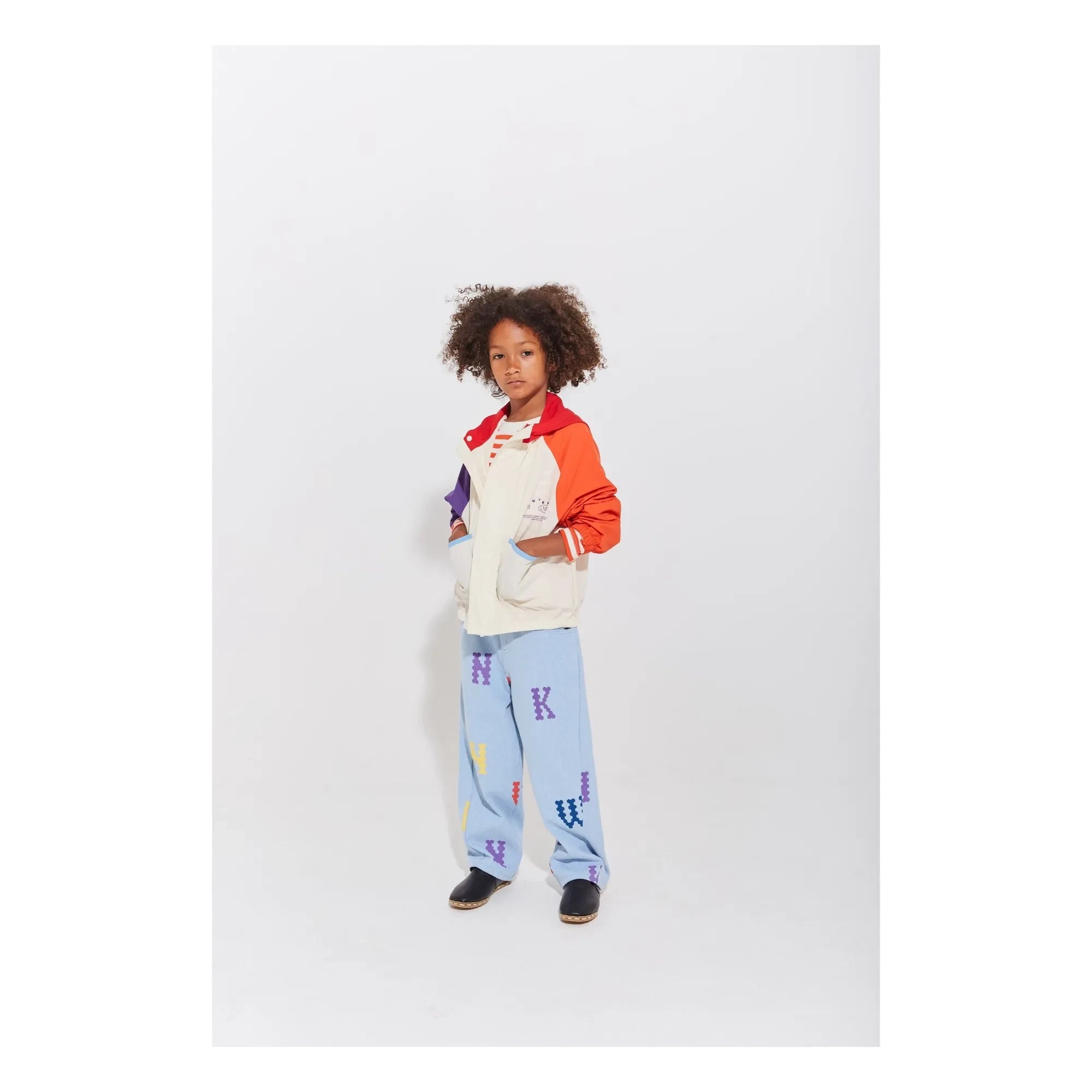 Wynken - Color-blocked jacket | Ecru