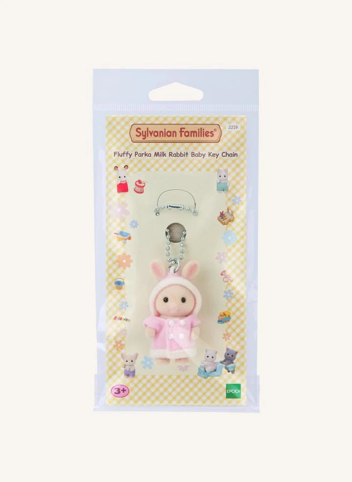 Sylvanian Families - Cream and Pink Rabbit Keychain