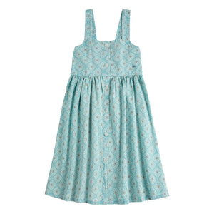 Bobo Choses - Organic Cotton Daisy Dress | Light Blue