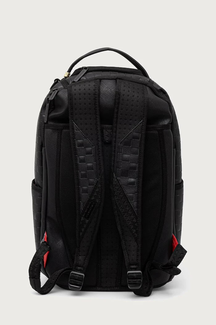 Sprayground - Black Faux Leather Backpack 910B8876NSZ