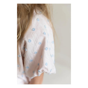 Jenest - Bella Pois Cotton Organic Balloon Dress | Light Pink