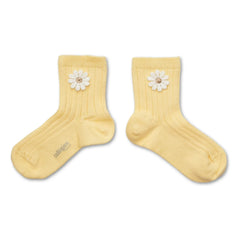 Collégien - Bérénice Flowers Socks | Vanilla