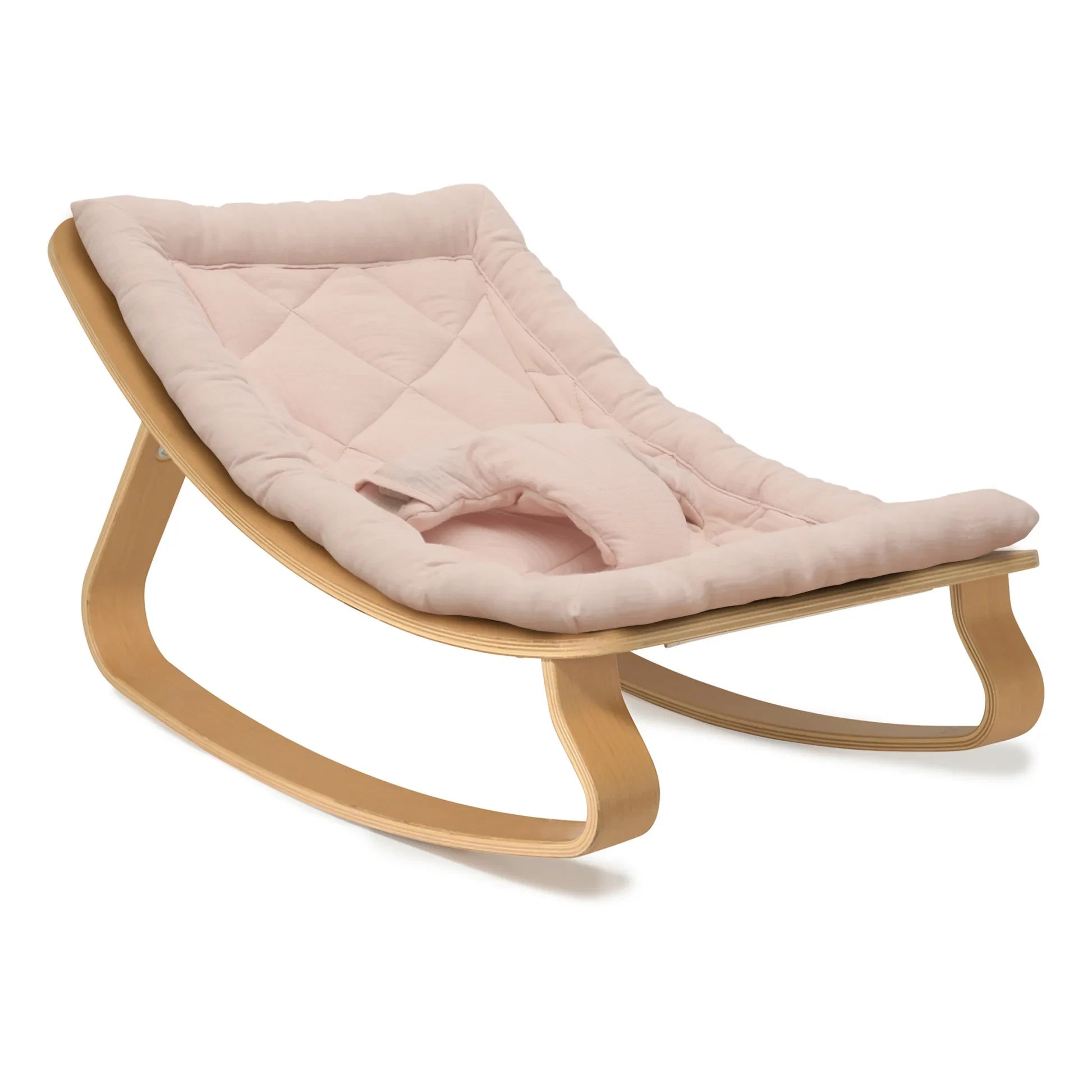Charlie Crane - Levo Beech Baby Rocker | Nude