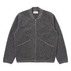 Universal Works - Wool Zip-up Bomber Jacket | Gray
