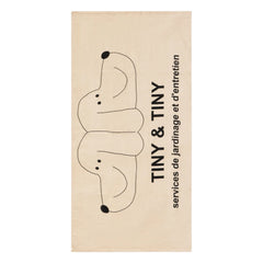 Tinycottons - Tiny & Tiny Organic Cotton Beach Towel | Beige
