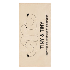 Tinycottons - Tiny & Tiny Organic Cotton Beach Towel | Beige