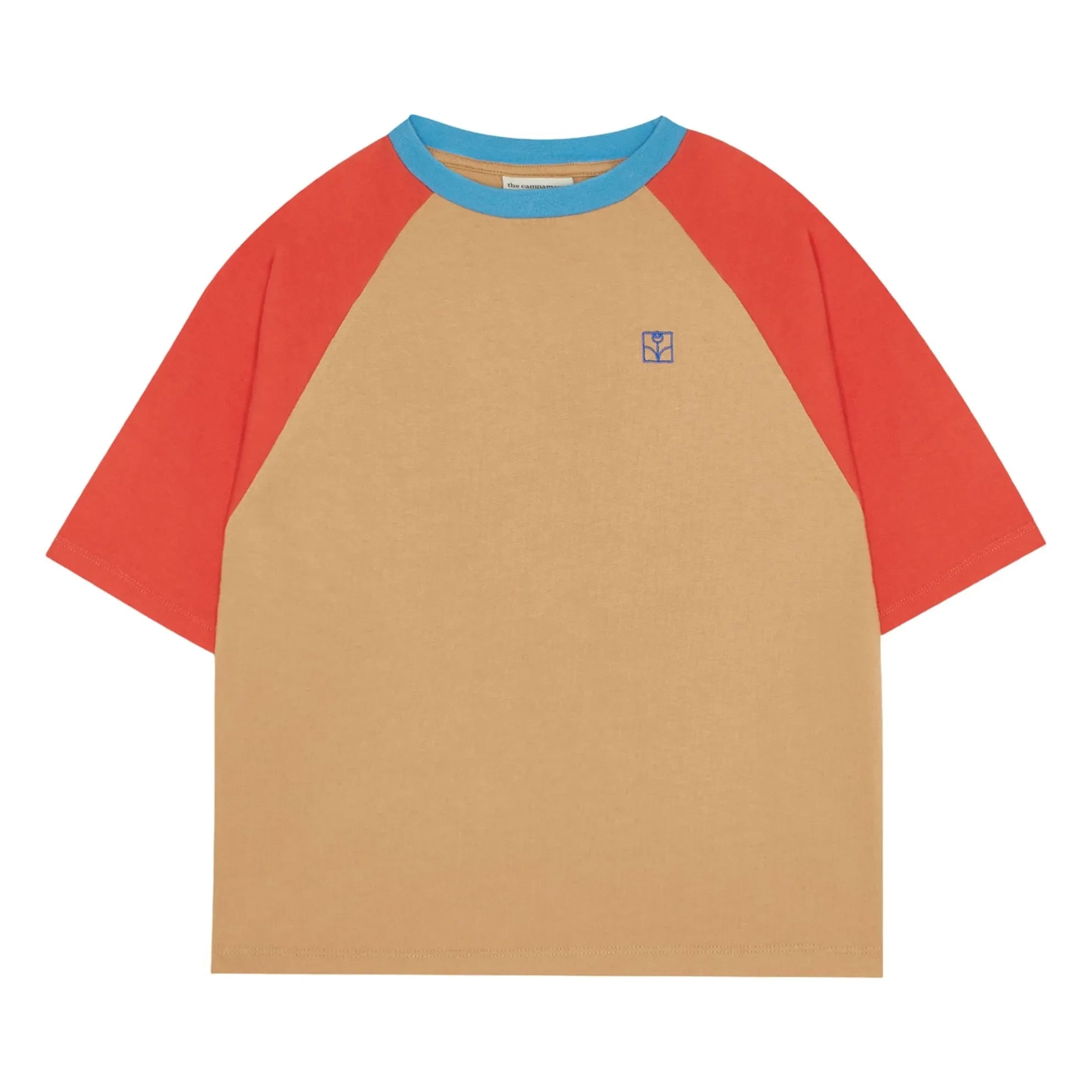 The Campamento - Oversized Color Block T-Shirt | Camel
