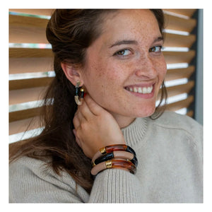 Parabaya - Moca 2 Bracelets | Brown
