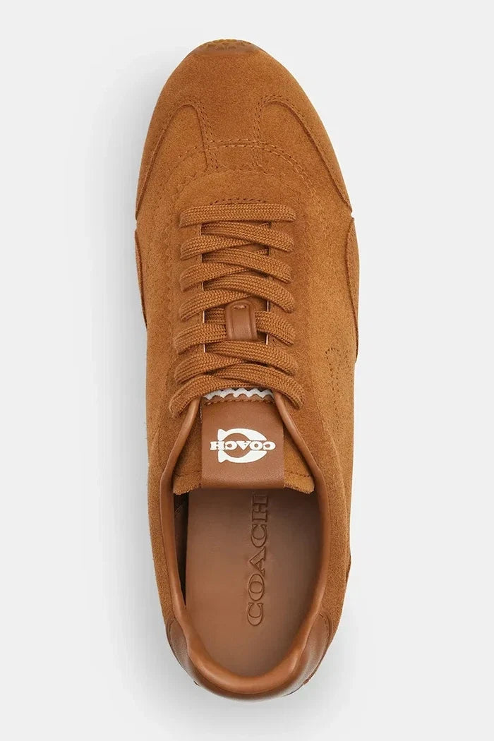 Kadife Coach Flat Sneaker
