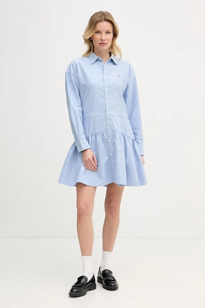 Polo Ralph Lauren pamuklu gömlek elbise