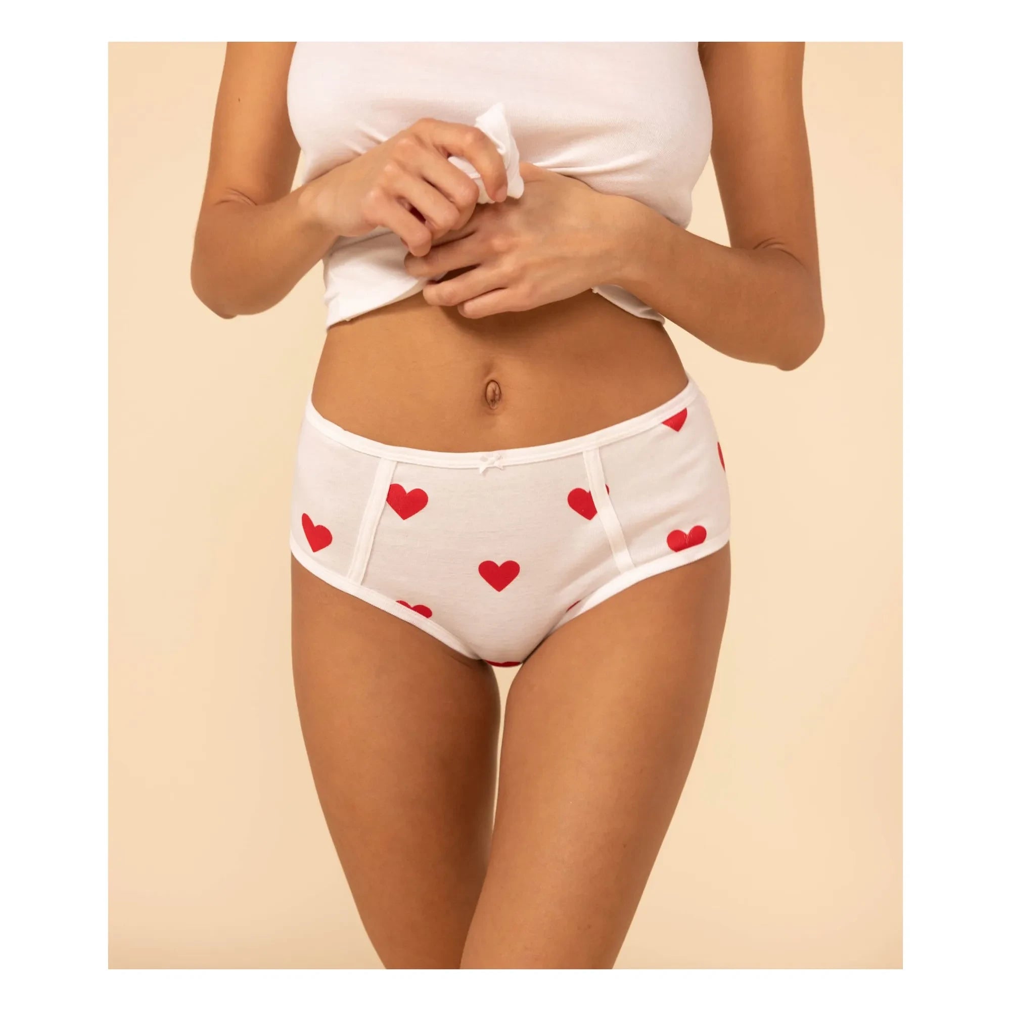 Petit Bateau - Pack of 2 Women's Hip Shorts Skirts | White
