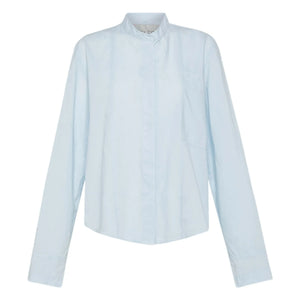 Forte Forte - Grandfather Cotton Poplin Shirt | Light Blue