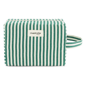 rivedroite - Tournelles Recycled Cotton Pencil Case | Green