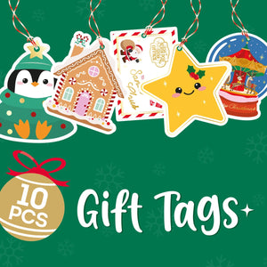 Legami - Set of 10 Christmas Gift Tags