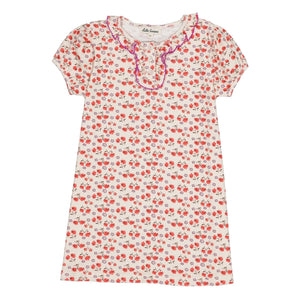 Hello Simone - Organic Cotton Floral Tulip Dress | White